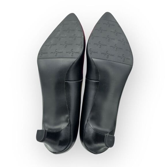 NWT Easy Street Womens Pointed Toe Pointe Heeled Slip-on Pumps Black Size 9.5 - Picture 7 of 9